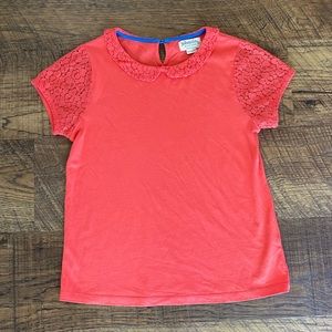❤️Like New Johnnie B Mini Boden Lace Mix Top 11-12